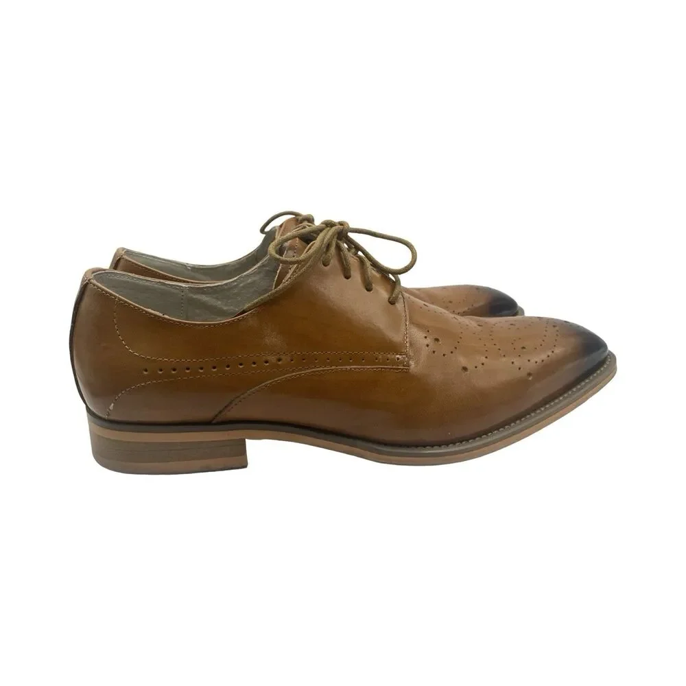 Giovanni Men's JOEL Dress Shoes Genuine Leather Oxfords Size 8.5